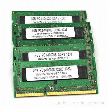 SO DIMM Laptop DDR3, 4GB, Low Density, Works with All Motherboard with Good Price, Lifetime Warranty